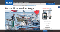 Desktop Screenshot of magazynwiatr.pl