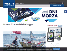 Tablet Screenshot of magazynwiatr.pl